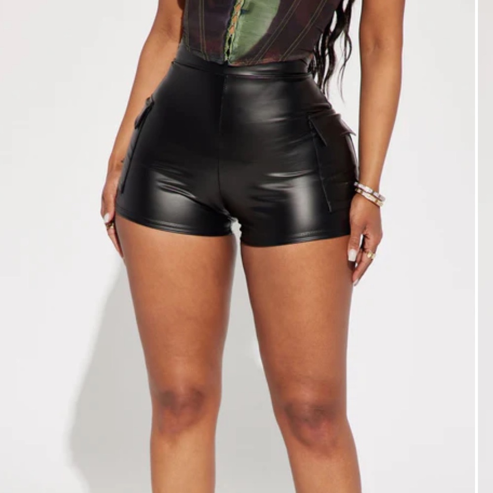 Fashion Nova High Waist Black Shorts